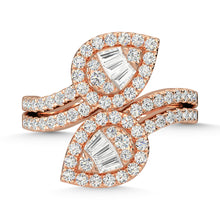 14K Rose Gold Diamond 1 Ct.Tw. Fashion Ring