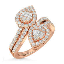 14K Rose Gold Diamond 1 Ct.Tw. Fashion Ring