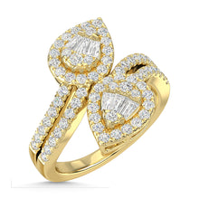14K Yellow Gold Diamond 1 Ct.Tw. Fashion Ring