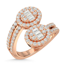 14K Rose Gold Diamond 1 Ct.Tw. Fashion Ring