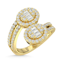 14K Yellow Gold Diamond 1 Ct.Tw. Fashion Ring