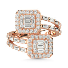 14K Rose Gold Diamond 1 Ct.Tw. Fashion Ring