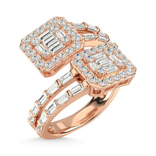 14K Rose Gold Diamond 1 Ct.Tw. Fashion Ring
