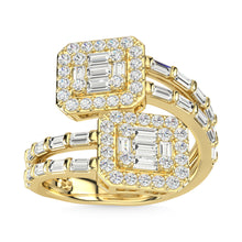 14K Yellow Gold Diamond 1 Ct.Tw. Fashion Ring