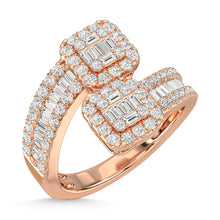 14K Rose Gold Diamond 1 Ct.Tw. Fashion Ring