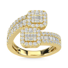 14K Yellow Gold Diamond 1 Ct.Tw. Fashion Ring