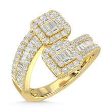 14K Yellow Gold Diamond 1 Ct.Tw. Fashion Ring