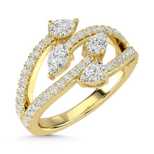 14K Yellow Gold Diamond 1 Ct.Tw. Fashion Ring