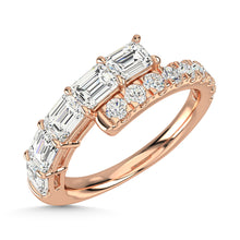14K Rose Gold Diamond 1 7/8 Ct.Tw. Fashion Ring