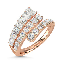 14K Rose Gold Diamond 1 3/4 Ct.Tw. Fashion Ring