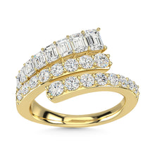 14K Yellow Gold Diamond 1 3/4 Ct.Tw. Fashion Ring