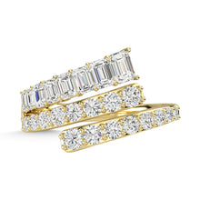 14K Yellow Gold Diamond 1 3/4 Ct.Tw. Fashion Ring