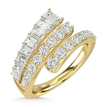 14K Yellow Gold Diamond 1 3/4 Ct.Tw. Fashion Ring