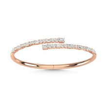 14K Rose Gold Diamond 2 5/8 Ct.Tw. Fashion Bangle