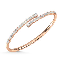14K Rose Gold Diamond 2 5/8 Ct.Tw. Fashion Bangle