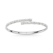 14K White Gold Diamond 2 5/8 Ct.Tw. Fashion Bangle