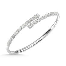 14K White Gold Diamond 2 5/8 Ct.Tw. Fashion Bangle