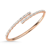 14K Rose Gold Diamond 3 Ct.Tw. Fashion Bangle