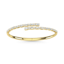 14K Yellow Gold Diamond 3 Ct.Tw. Fashion Bangle