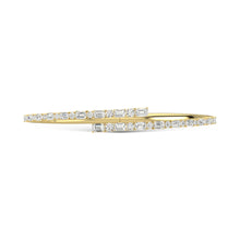 14K Yellow Gold Diamond 3 Ct.Tw. Fashion Bangle