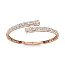 14K Rose Gold Diamond 4 1/2 Ct.Tw. Fashion Bangle