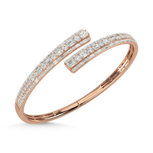 14K Rose Gold Diamond 4 1/2 Ct.Tw. Fashion Bangle