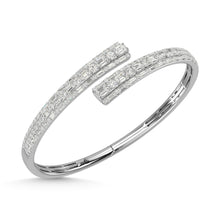14K White Gold Diamond 4 1/2 Ct.Tw. Fashion Bangle