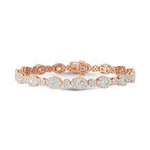 14K Rose Gold Diamond 6 Ct.Tw. Fashion Bracelet
