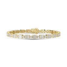 14K Yellow Gold Diamond 3 1/5 Ct.Tw. Fashion Bracelet