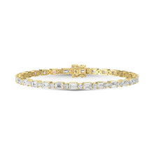 14K Yellow Gold Diamond 6 3/4 Ct.Tw. Fashion Bracelet