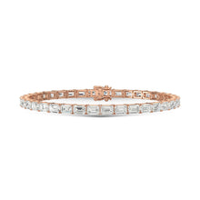 14K Rose Gold Diamond 10 1/2 Ct.Tw. Fashion Bracelet