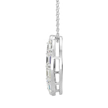 14K White Gold Diamond 7/8 Ct.Tw. Fashion Pendant