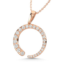 14K Rose Gold Diamond 3/4 Ct.Tw. Fashion Pendant
