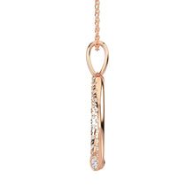14K Rose Gold Diamond 3/4 Ct.Tw. Fashion Pendant