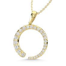 14K Yellow Gold Diamond 3/4 Ct.Tw. Fashion Pendant