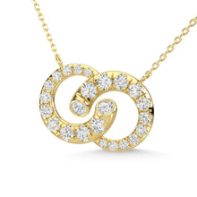 14K Yellow Gold Diamond 7/8 Ct.Tw. Fashion Pendant