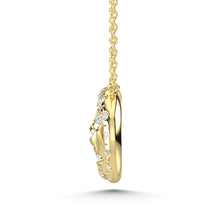 14K Yellow Gold Diamond 7/8 Ct.Tw. Fashion Pendant