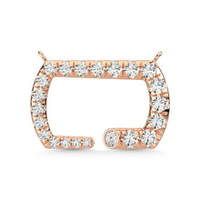 14K Rose Gold Diamond 1 1/6 Ct.Tw. Fashion Pendant
