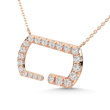 14K Rose Gold Diamond 1 1/6 Ct.Tw. Fashion Pendant