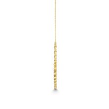 14K Yellow Gold Diamond 3 1/2 Ct.Tw. Fashion Pendant
