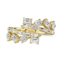 14K Yellow Gold Diamond 1 1/2 Ct.Tw. Fashion Ring