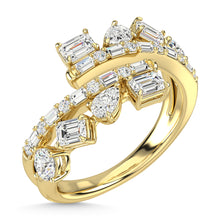 14K Yellow Gold Diamond 1 1/2 Ct.Tw. Fashion Ring
