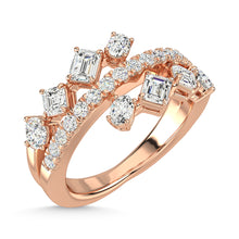 14K Rose Gold Diamond 1 1/2 Ct.Tw. Fashion Ring