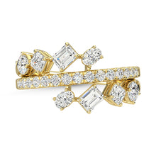 14K Yellow Gold Diamond 1 1/2 Ct.Tw. Fashion Ring