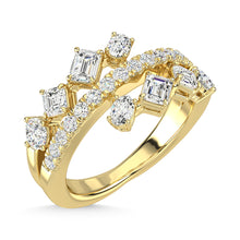 14K Yellow Gold Diamond 1 1/2 Ct.Tw. Fashion Ring