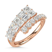 14K Rose Gold Diamond 1 7/8 Ct.Tw. Fashion Ring