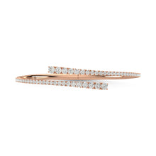 14K Rose Gold Diamond 2 5/8 Ct.Tw. Fashion Bangle