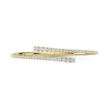 14K Yellow Gold Diamond 2 5/8 Ct.Tw. Fashion Bangle
