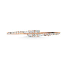 14K Rose Gold Diamond 2 1/2 Ct.Tw. Fashion Bangle