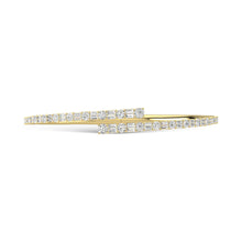 14K Yellow Gold Diamond 2 1/2 Ct.Tw. Fashion Bangle